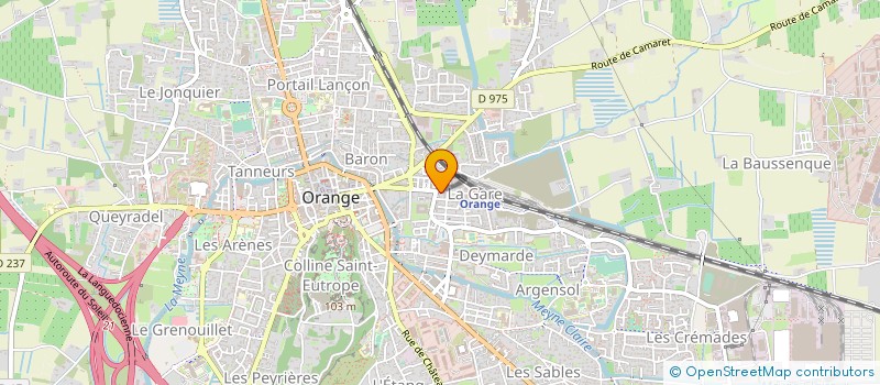 localisation de l'entreprise VINS DU SUD à ORANGE