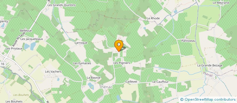 localisation de l'entreprise VINS DU SUD OUEST COURTAGE à THENAC