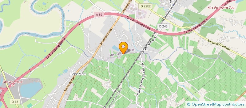 localisation de l'entreprise VINS ET CHAMPAGNE DIFFUSION  SAINT-DENIS-DE-PILE