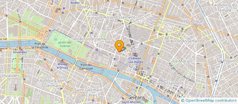 localisation de l'entreprise VINS ET COMMUNICATION à PARIS