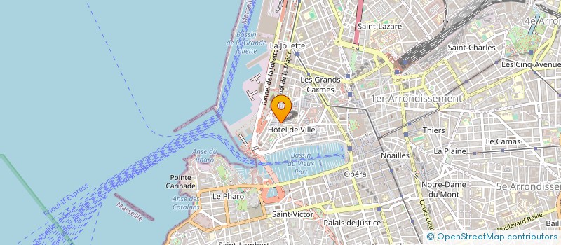 localisation de l'entreprise VINS ET COMPAGNIE MEDITERRANEE à MARSEILLE