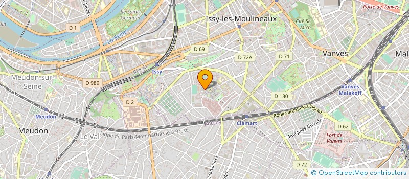 localisation de l'entreprise VINS ET ELEMENTS à ISSY-LES-MOULINEAUX