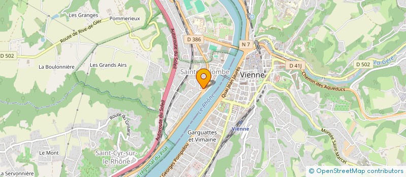 localisation de l'entreprise VINS ET MERVEILLES  SAINTE-COLOMBE