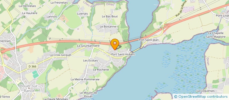 localisation de l'entreprise VINS ET MILLESIMES à PLOUER-SUR-RANCE
