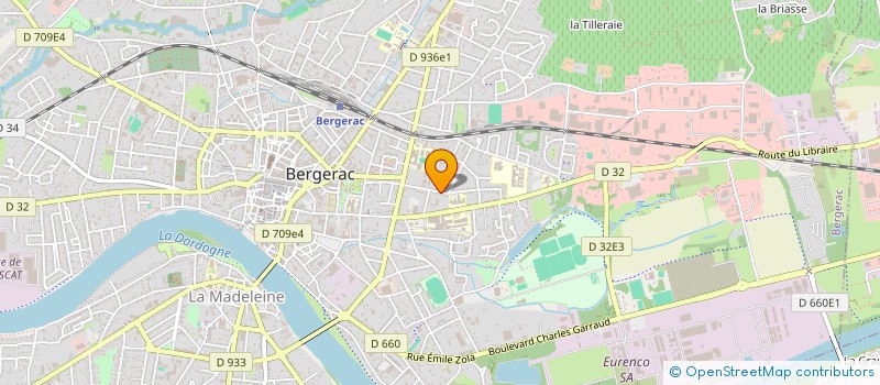 localisation de l'entreprise VINS ET SERVICES à BERGERAC