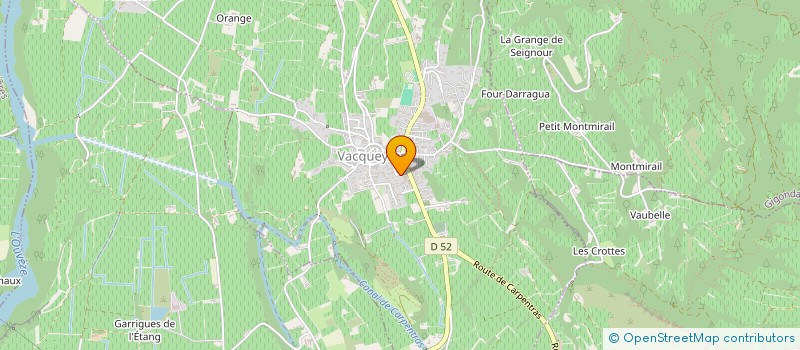 localisation de l'entreprise VINS ET SOLEIL à VACQUEYRAS