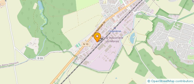 localisation de l'entreprise VINS ET SPIRITUEUX DE FRANCE ET         D'AILLEURS  COIGNIERES