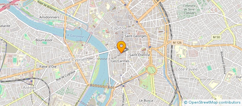 localisation de l'entreprise VINS ET TARTINES  TOULOUSE