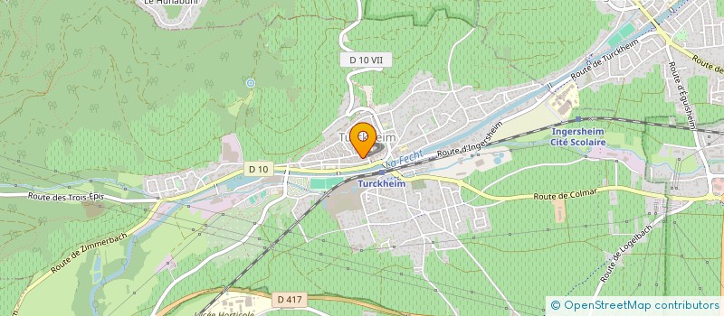 localisation de l'entreprise VINS FINS ALSACE FRANCOIS BAUR à TURCKHEIM