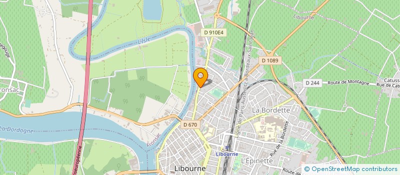 localisation de l'entreprise VINS FINS MASSONIE à LIBOURNE