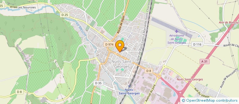 localisation de l'entreprise VINS GROUBIER à NUITS-SAINT-GEORGES