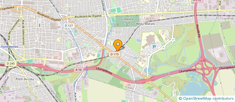 localisation de l'entreprise VINS MOINS CHERS  CALAIS