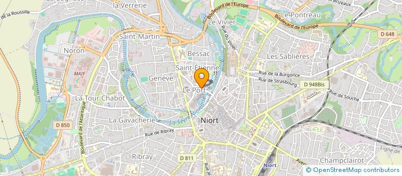 localisation de l'entreprise VINS PARADOXE  NIORT