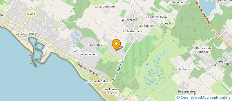 localisation de l'entreprise VINS PLAISIRS DU LITTORAL  SAINT-PIERRE-D'OLERON