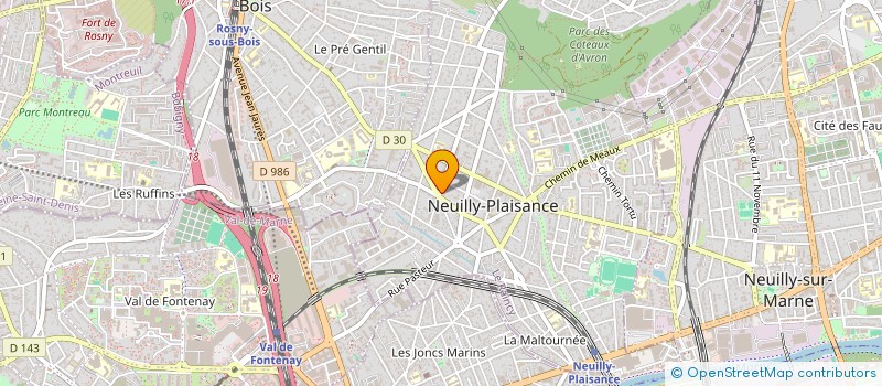 localisation de l'entreprise VINS POP  NEUILLY-PLAISANCE