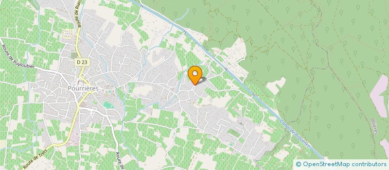 localisation de l'entreprise VINS POUR ELLES  POURRIERES