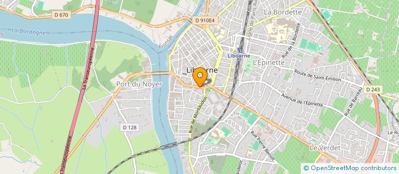 localisation de l'entreprise VINS QUANTUM ET ASSOCIES à LIBOURNE