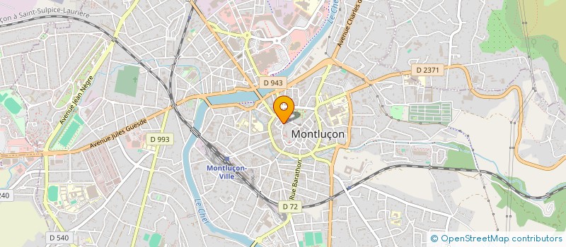 localisation de l'entreprise VINS SUR 20 à MONTLUCON