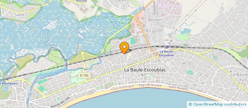 localisation de l'entreprise VINS SUR MESURE à LA BAULE-ESCOUBLAC