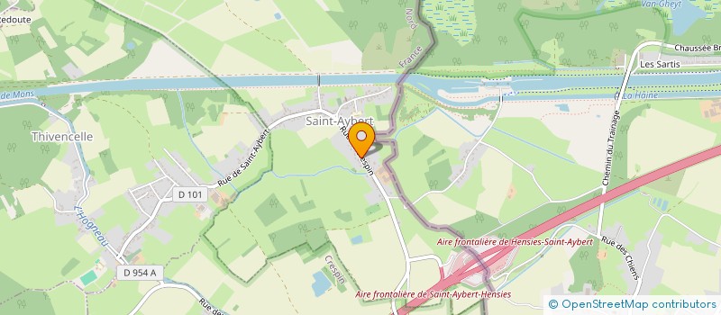 localisation de l'entreprise VINS SUR VINGT 59 à SAINT-AYBERT