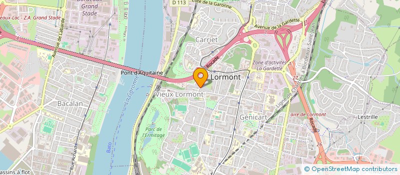 localisation de l'entreprise VINS & VENTES  BORDEAUX