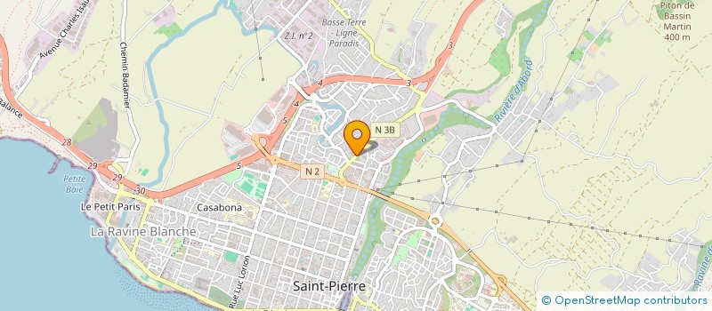 localisation de l'entreprise VINS & VOYAGES à SAINT-PIERRE