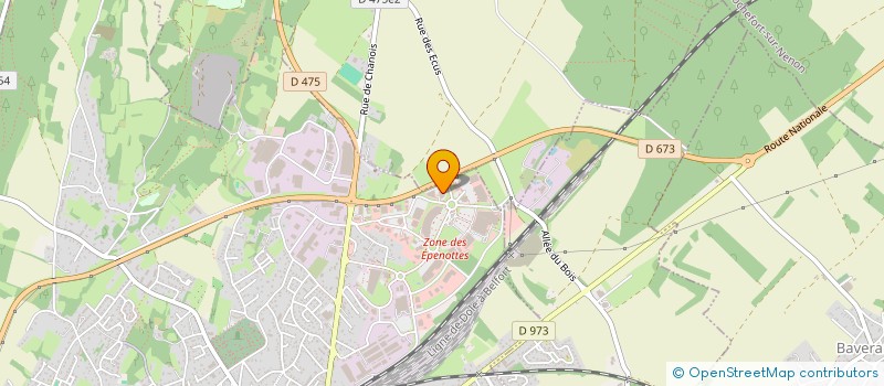 localisation de l'entreprise VINSAINE à DOLE