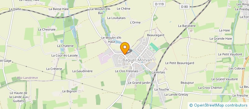 localisation de l'entreprise VINSAN  BAGUER-MORVAN