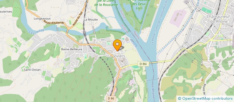 localisation de l'entreprise VINSCENE  VIVIERS