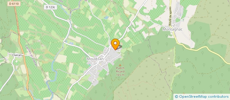 localisation de l'entreprise VINSON  MOULEZAN