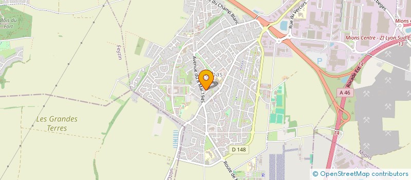 localisation de l'entreprise VINSON à CORBAS