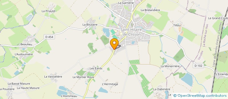 localisation de l'entreprise VINSONNEAU IMMO  SAINT-HILAIRE-DE-CLISSON