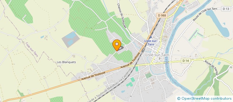 localisation de l'entreprise VINST à LISLE-SUR-TARN