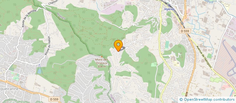 localisation de l'entreprise VINSURVIN  HYERES