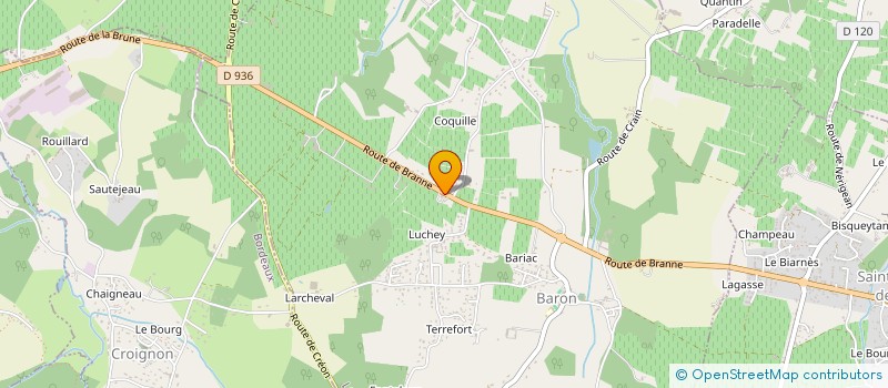 localisation de l'entreprise VINTA BORDEAUX  BARON