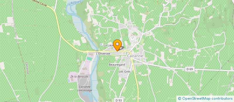 localisation de l'entreprise VINTABREN à CAIRANNE