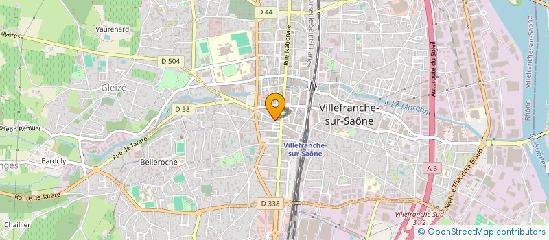 localisation de l'entreprise VINTAGE à VILLEFRANCHE-SUR-SAONE