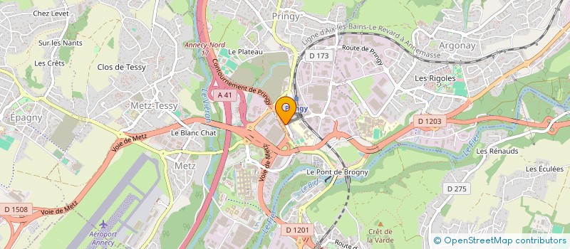 localisation de l'entreprise VINTAGE BY JUNO à ANNECY