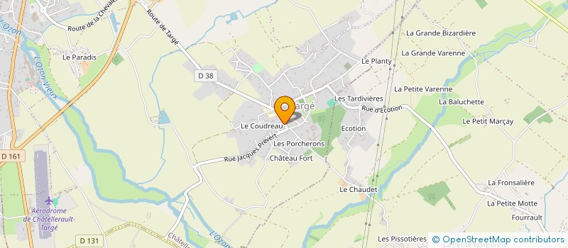 localisation de l'entreprise VINTAGE & FAMOUS HOUSE  CHATELLERAULT