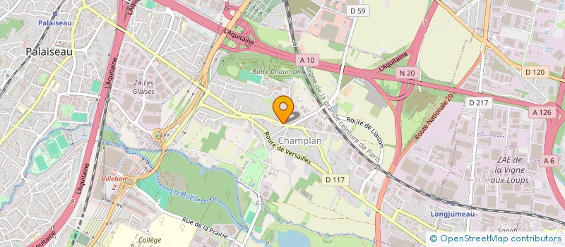 localisation de l'entreprise VINTAGE HAIR STUDIO  CHAMPLAN