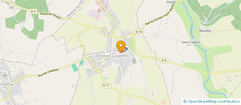 localisation de l'entreprise VINTAGE JAZZ CAFE  VILLEBOIS-LAVALETTE