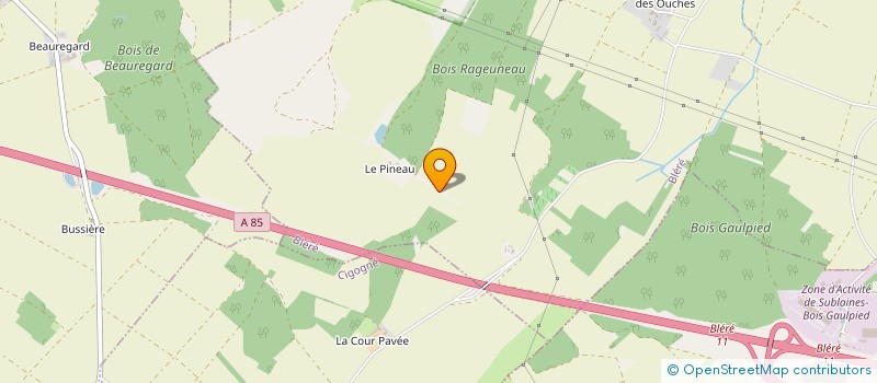 localisation de l'entreprise VINTAGE LOCATION TOURAINE  BLERE