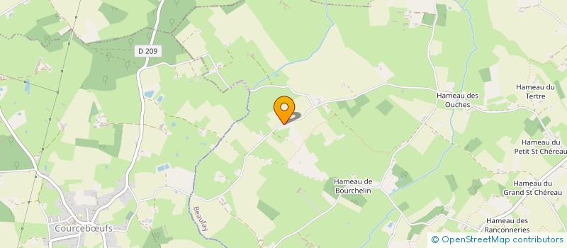 localisation de l'entreprise VINTAGE MOTO CLUB 72 - LES TRENTE ANS D'AGE (VMC72)  BEAUFAY