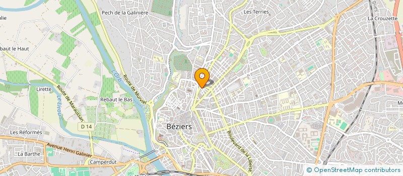 localisation de l'entreprise VINTAGE MOTOS  BEZIERS