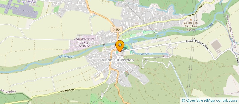 localisation de l'entreprise VINTAGE MUSIC CLUB  VINON-SUR-VERDON