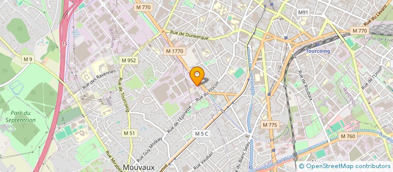 localisation de l'entreprise VINTAGE PARQUET AND FLOOR  TOURCOING