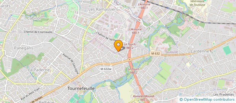 localisation de l'entreprise VINTAGE TRANSPORT COMPAGNIE à COLOMIERS