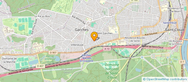 localisation de l'entreprise VINTAGES - VALORISATION INTERGENERATIONNELLE DES PERSONNES AGEES PAR L'ENTREPRENEURIAT SOCIAL à GARCHES