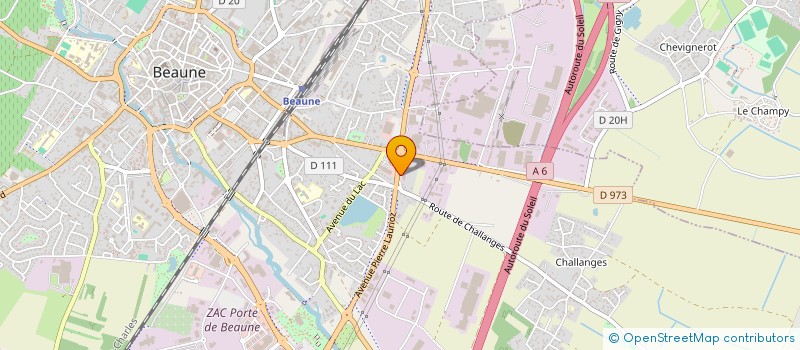 localisation de l'entreprise VINTERRE à BEAUNE