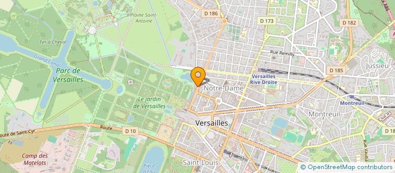 localisation de l'entreprise VINTRONOMIE à VERSAILLES